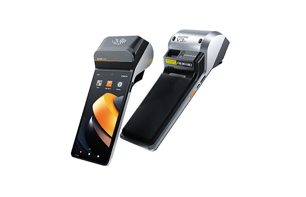 SUNMI V3H Smart Mobile Terminal (Octa-Core, 6.75" 4G+64GB RearCAM 8M) 58mm Label Printer (P06100015) - 2