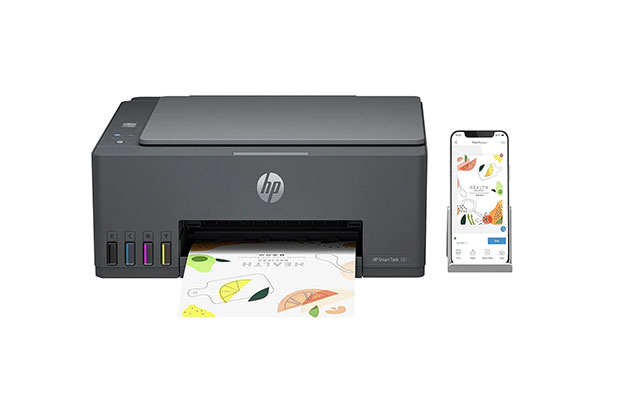 Printer HP Smart Tank 581 (4A8D4A) 3-in-1 (Print Copy Scan)-WI-FI-ink GT53/GT52 C-M-Y-B (1Y) - 2