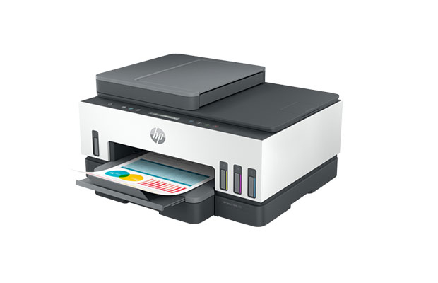 Printer HP Smart Tank 750 Color All-in-One (6UU47A) (Print, Scan, Copy,ADF, Wireless)GT53/GT52 C,M,Y (1yr) - 2