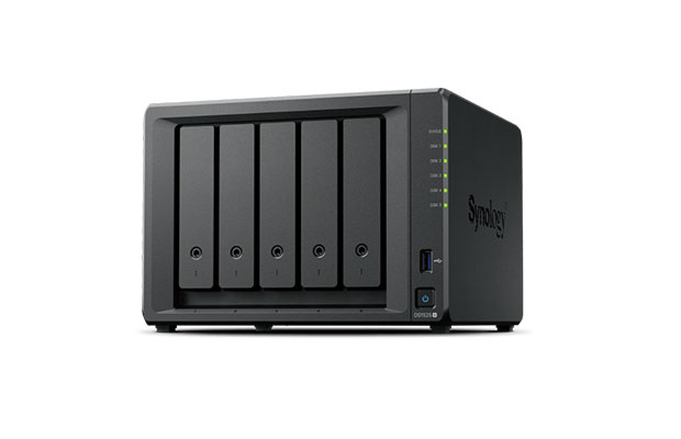 Synology DiskStation DS1525+ 5Bays NAS (Up to 15Bays), RAM 8GB (Up to 32GB), Built-in M.2 Drive 2Slots - 1