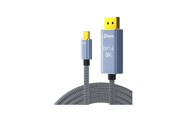 DTECH TB-2917 1.5m USB-C to DP1.4 8K Video/Audio Converter