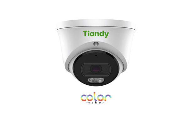 Tiandy TC-C34XN 4MP Fixed Color Maker Turret IP Camera - 2