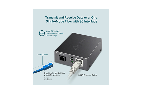 TP-Link TL-FC311B-20 Gigabit WDM Media Converter