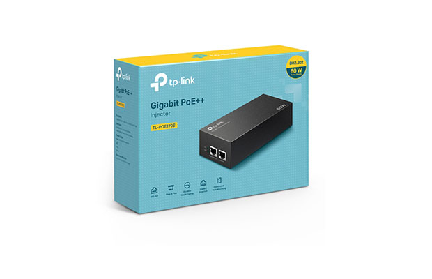 TP-Link TL-POE170S PoE++ Injector (60W) 2x Gigabit ports - 4