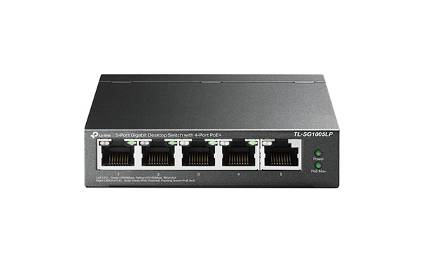 TP-Link TL-SG1005LP 5-Port Gigabit Desktop Switch with 4-Port PoE+ - 1