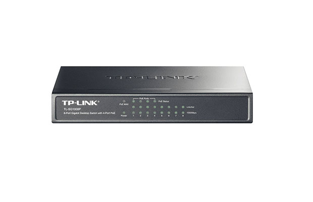 TP-Link TL-SG1008P 8-Port Gigabit Desktop Switch with 4-Port PoE - 2