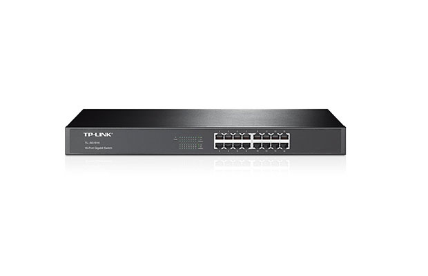 TP-LINK TL-SG1016​​​​ 16-Port Gigabit Rackmount Switch - 1