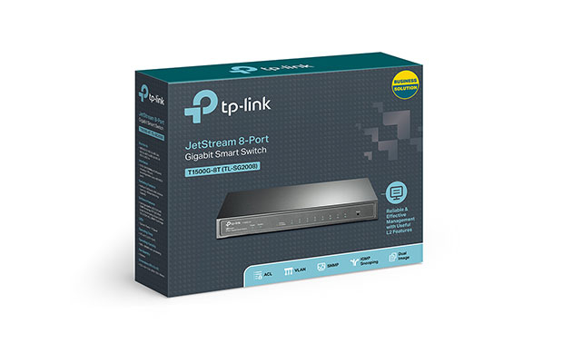 TP-Link TL-SG2008 JetStream 8-Port Gigabit Smart Switch - 3