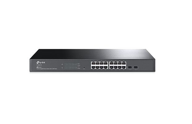 TP-Link SG2218 JetStream 16-Port Gigabit Smart Switch with 2 SFP Slots - 1