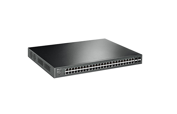 TP-Link T1600G-52PS (TL-SG2452P) JetStream 48-Port Gigabit Smart PoE+ Switch with 4 SFP Slots