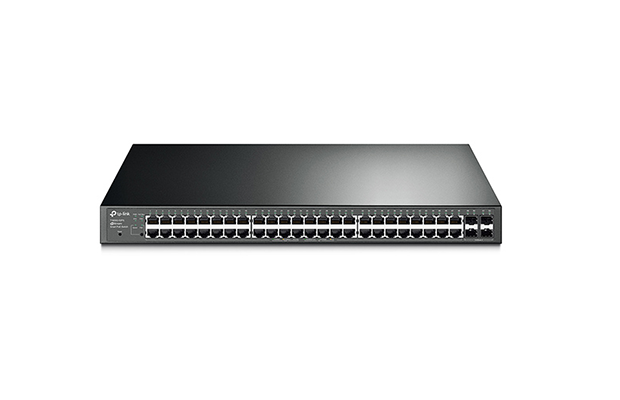 TP-Link T1600G-52PS (TL-SG2452P) JetStream 48-Port Gigabit Smart PoE+ Switch with 4 SFP Slots