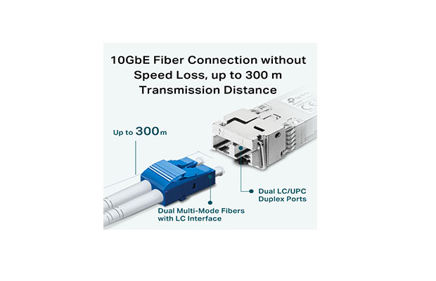 TP-Link TL-SM5110-SR 10GBase-SR SFP+ LC Transceiver (up to 300m or 33m) - 3