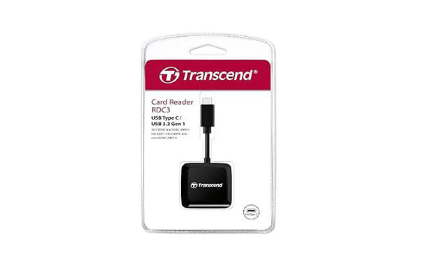 Card Reader SD/microSD TS-RDC3 Transcend USB 3.2 Gen 1, Black, Type-C (2Yr) - 2