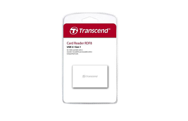 Card Reader Multi Transcend USB 3.1 White (TS-RDF8W2) - 1