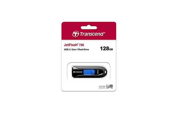 USB Flash Drive 128GB JetFlash 790 Transcend TS128GJF790K - 1