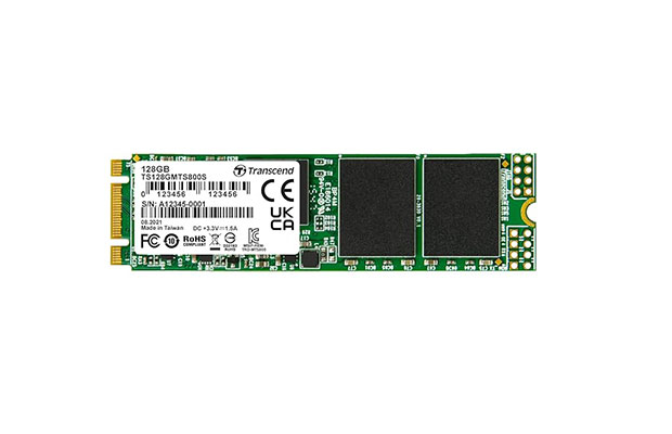 SSD Internal 128GB M.2 SATAIII 2280 PCI MTS800 Transcend TS128GMTS800S - 1