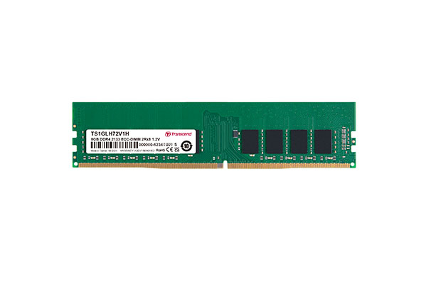 Ram 8GB DDR4 2133 ECC-DIMM Transcend (TS1GLH72V1H) 2Rx8, Support with NEC Server T71h - 1
