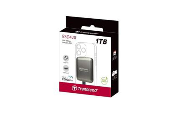 SSD External 1TB ESD420C USB Transcend Iron-Gray (TS1TESD420C) - 2