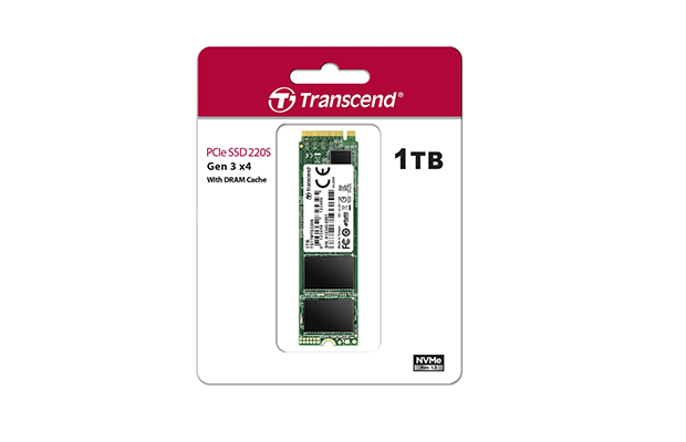 Transcend SSD Internal 1TB M.2 2280- PCIe (TS1TMTE220S)