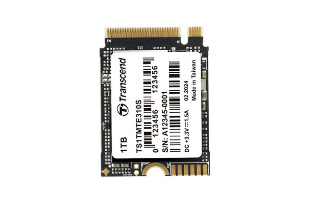 Transcend 1TB MTE310S NVMe SSD M.2 PCIe 2230 Gen4x4, NVMe, DRAM-less (TS1TMTE310S) - 1