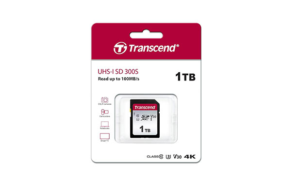 Transcend 300S - Carte Mémoire Flash - 1 To - Video Class V30 Uhs I U3 Class10 Sdxc Uhs I