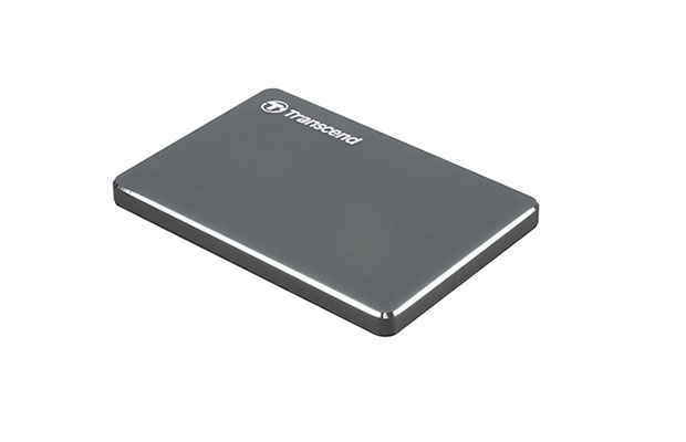 External HDD StoreJet 2.5 1TB Slim C3N TS1TSJ25C3N-Iron-gray-Transcend Aluminum alloy USB3.1 (3Yr) - 2