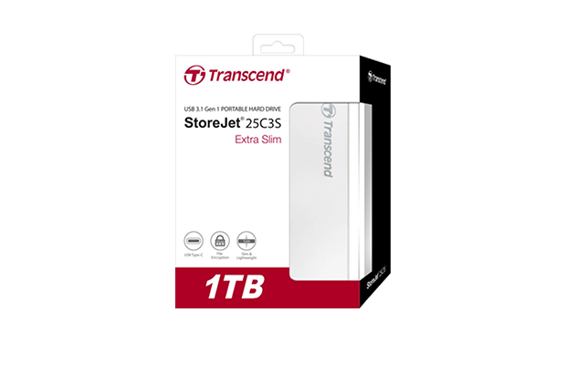 Transcend External HDD 1TB 25C3S Store Jet 2.5 (TS1TSJ25C3S)