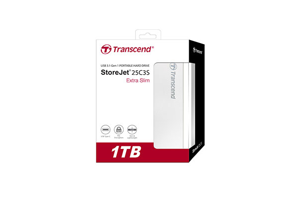 External HDD Store Jet 2.5 1TB 25C3S TS1TSJ25C3S Transcend Aluminum alloy, type C (3Y) - 1