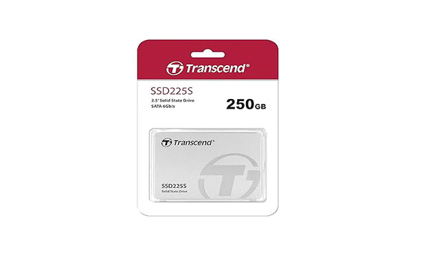 SSD Internal 2.5" 250GB TS250GSSD225S Transcend SATA3, 3d TLC, Aluminum case (3Y) - 3