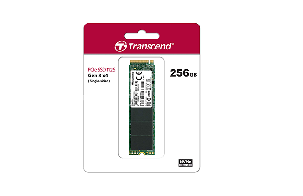 Transcend SSD Internal 256GB M.2 2280 PCIe Gen3x4 (TS256GMTE112S)