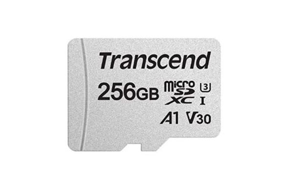 Transcend 256GB microSD Memory Card (TS256GUSD300S-A) 5years - 1