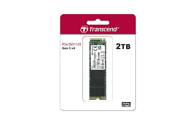 Transcend SSD Internal 2TB M.2 2280 PCIe Gen3x4 (TS2TMTE115S)