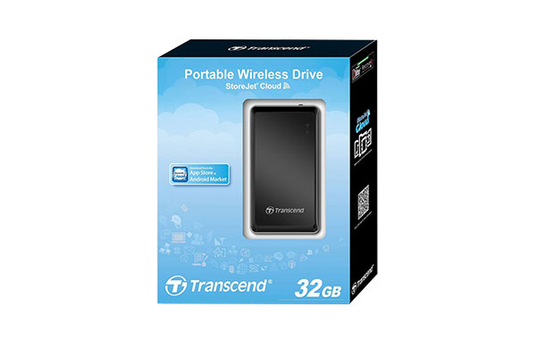External SSD 32GB Cloud 10K Transcend Wireless TS32GSJC10K - 1