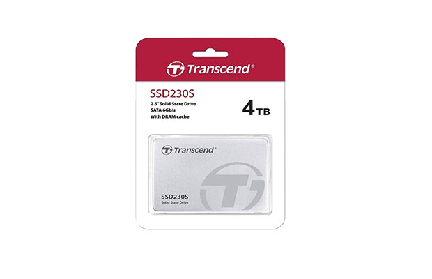 SSD Internal 2.5" 4TB TS4TSSD230S Transcend SATA3, 3D TLC, Aluminium case (5Yr) - 1
