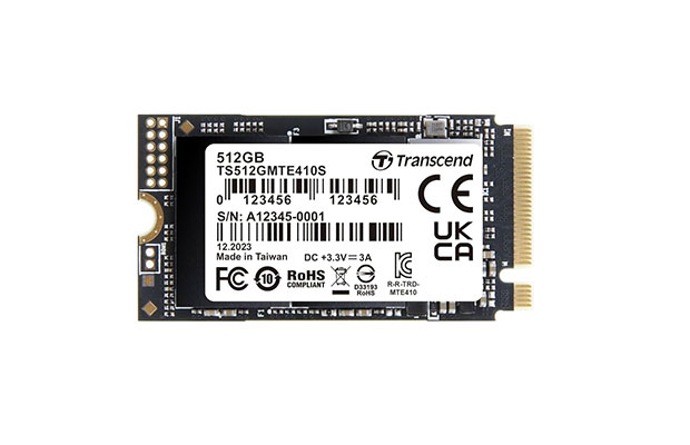 SSD Internal 512GB M.2 2242 PCIe Transcend TS512GMTE410S - 1