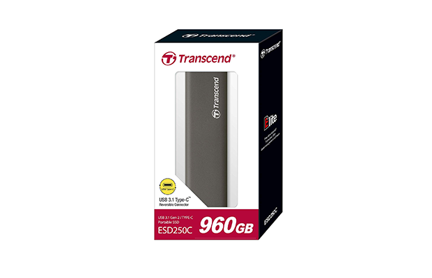 Transcend 960GB, Portable SSD ESD250C, USB 3.1 Gen 2, Type-C (TS960GESD250C)