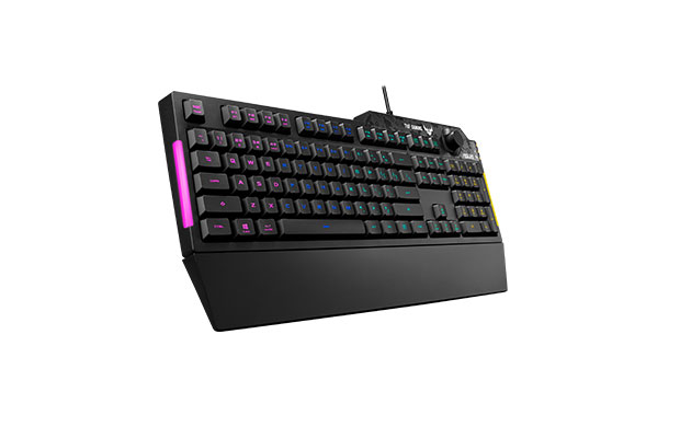 Asus RA04 TUF Gaming K1 RGB keyboard With Dedicated Volume Knob - 2