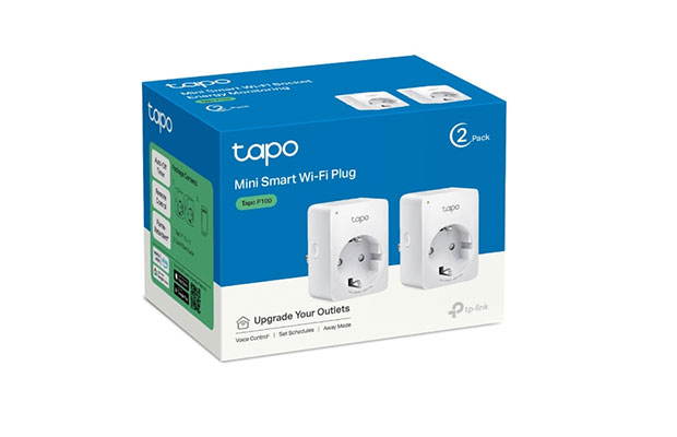 TP-Link Tapo P100(2-pack) Mini Smart Wi-Fi Socket - 2