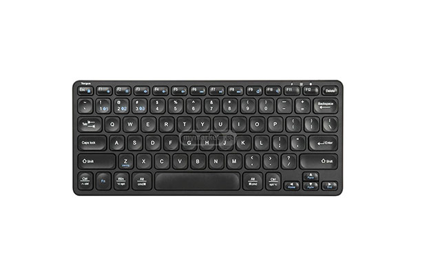 Targus AKB862 Compact Multi-Device Bluetooth Antimicrobial Keyboard (Black) - 1