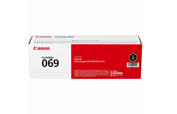 Toner Original Canon 069 Black Cartridge for Printer MF753cdw/LBP674cdw/MF751cdw (2,100pages) - 1