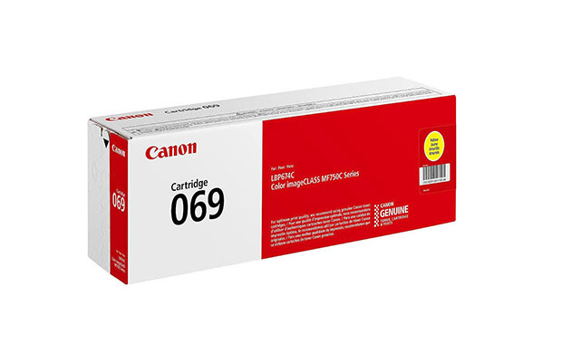 Toner Original Canon 069 Yellow Cartridge for Printer MF753cdw/LBP674cdw/MF751cdw (2,100ps) - 2
