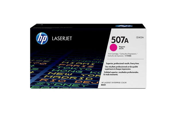 Toner HP Laser 507A Magenta Original Cartridge (CE403A) 6,000Pages for M551dn - 1