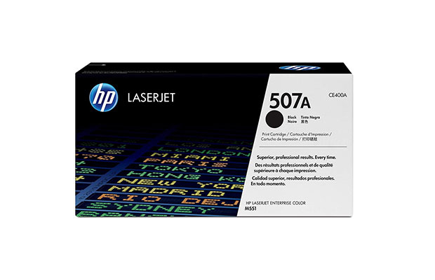 Toner HP Laser 507A Black Original Cartridge (CE400A) 5,500Pages for M551dn - 1