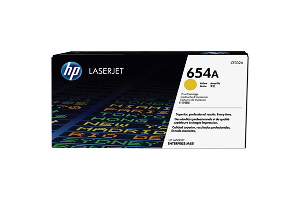 Toner HP Laser 654A (CF332A) Original Yellow for M651DN~15,000pages - 1