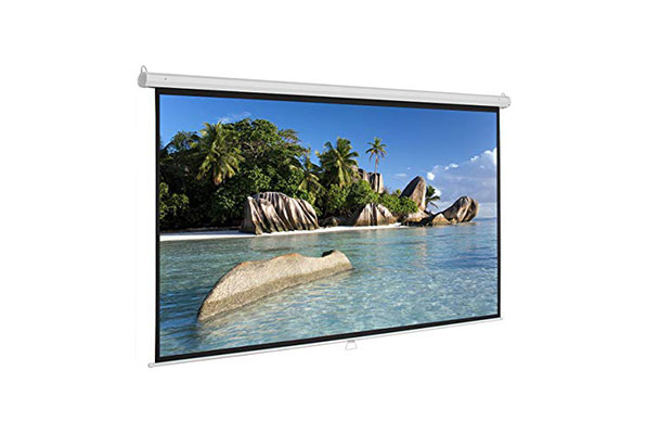 TruVision Motorized Auto Remote screen 5 x 5M, Matte white (MC-V500MC) - 1