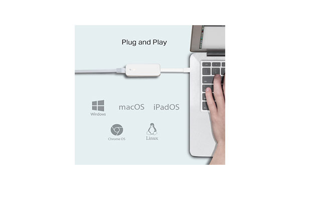 TP-Link UE300C USB Type-C to RJ45 Gigabit Ethernet Network Adapter - 4