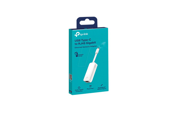 TP-Link UE300C USB Type-C to RJ45 Gigabit Ethernet Network Adapter - 5
