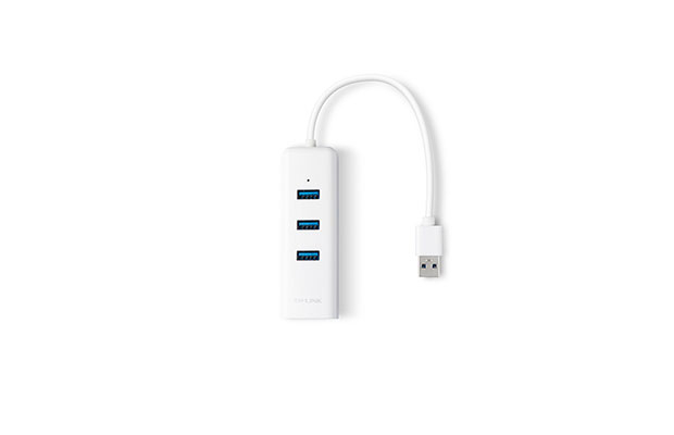 TP-Link UE330 USB 3.0 3-Port Hub &amp; Gigabit Ethernet Adapter 2-in-1 USB Adapter - 2