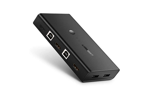 UGREEN (50744) HDMI Switch Box 2 In 1 Out KVM Switching - 2