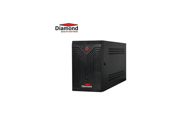UPS Diamond 850VA Line-interactive (Battery 12V-7.2AH x1unit) - 1
